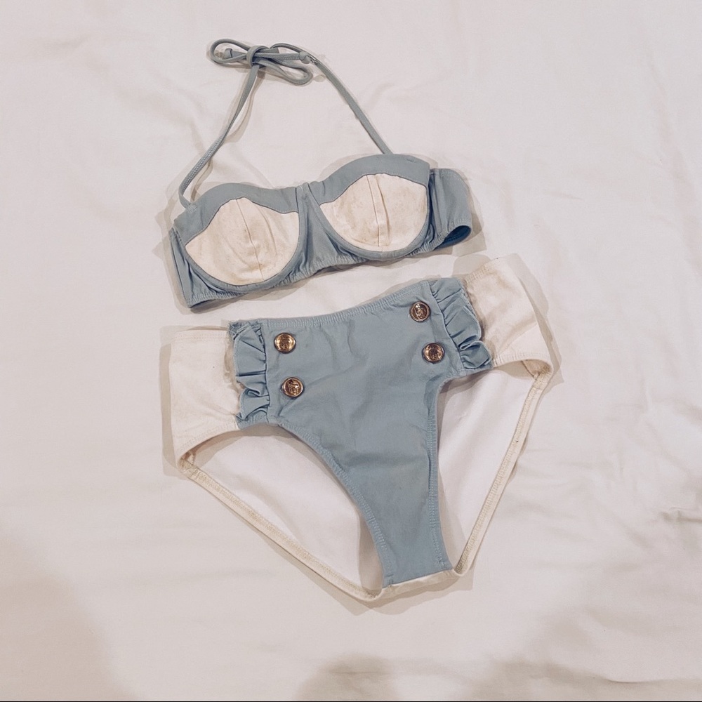 Wildfox Sinatra Demi Denim Bikini